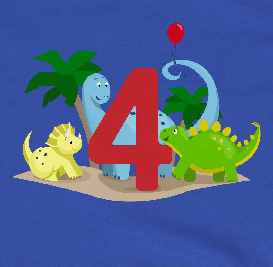 Shirtracer Dino Vier: Tshirt Gym Bag Shirtracer