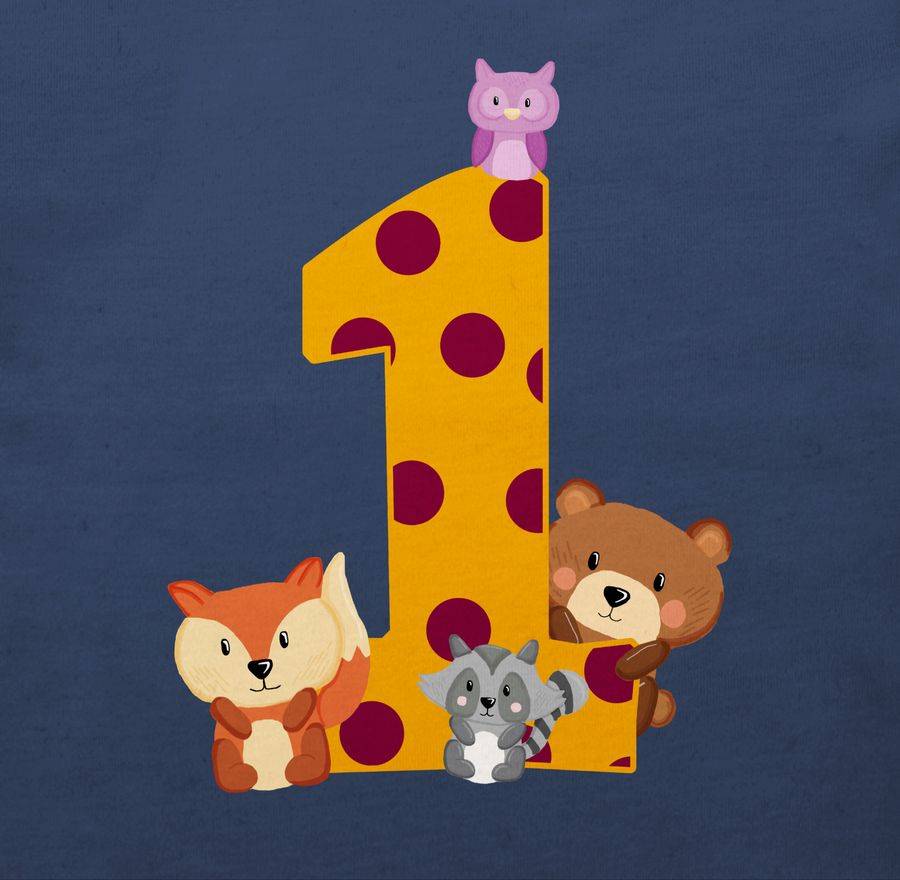 Shirtracer Eins Waldtiere Shirts & Mehr Shirtracer