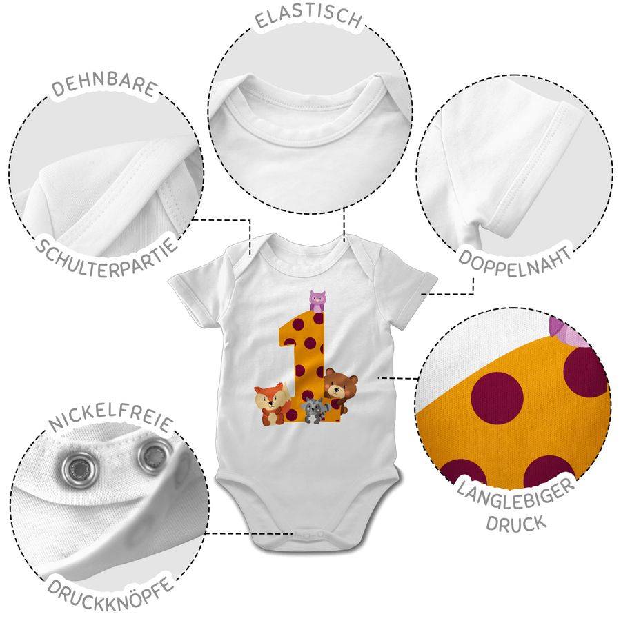 Shirtracer Eins Waldtiere Shirts & Mehr Shirtracer