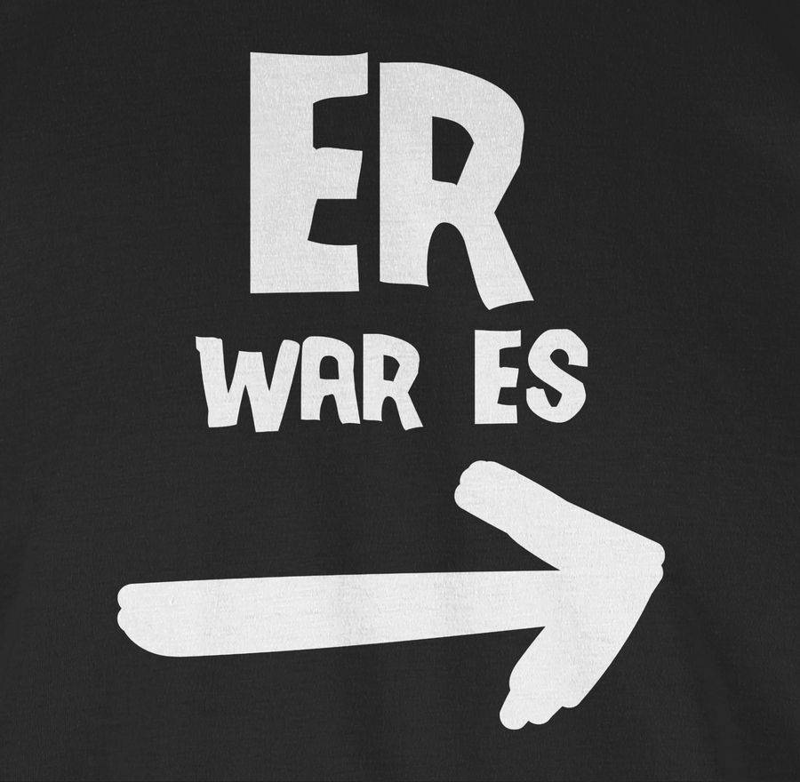 Shirtracer Er War Es: T-Shirt Turnbeutel Shirtracer