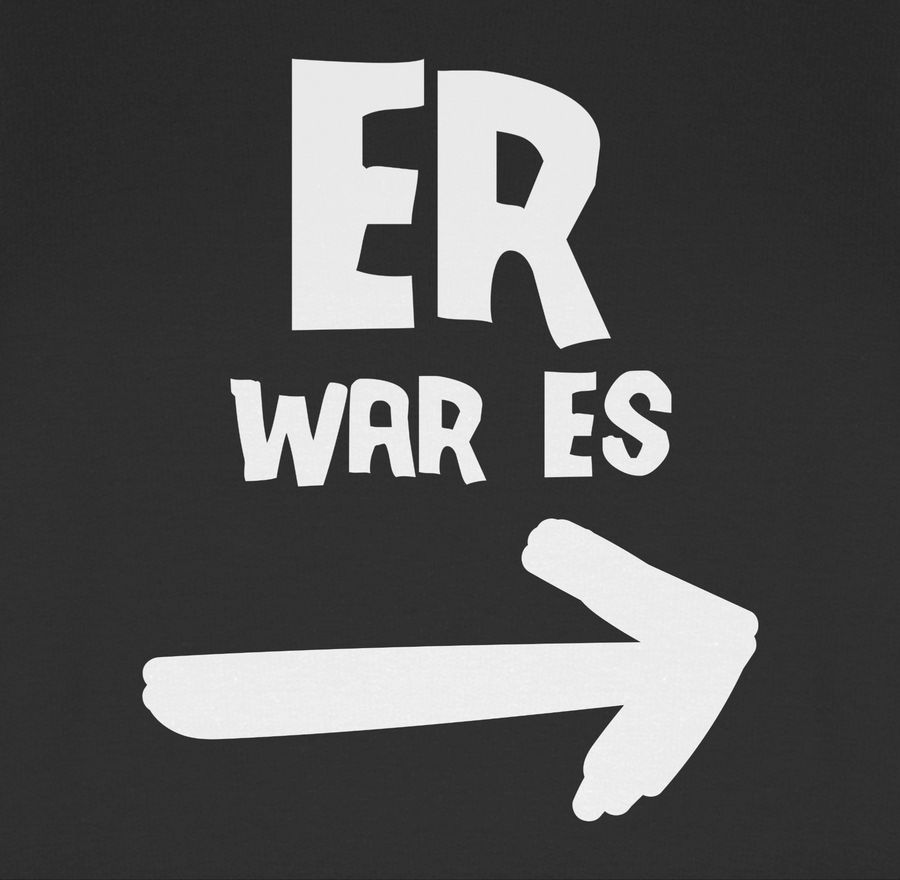Shirtracer Er War Es: T-Shirt Turnbeutel Shirtracer