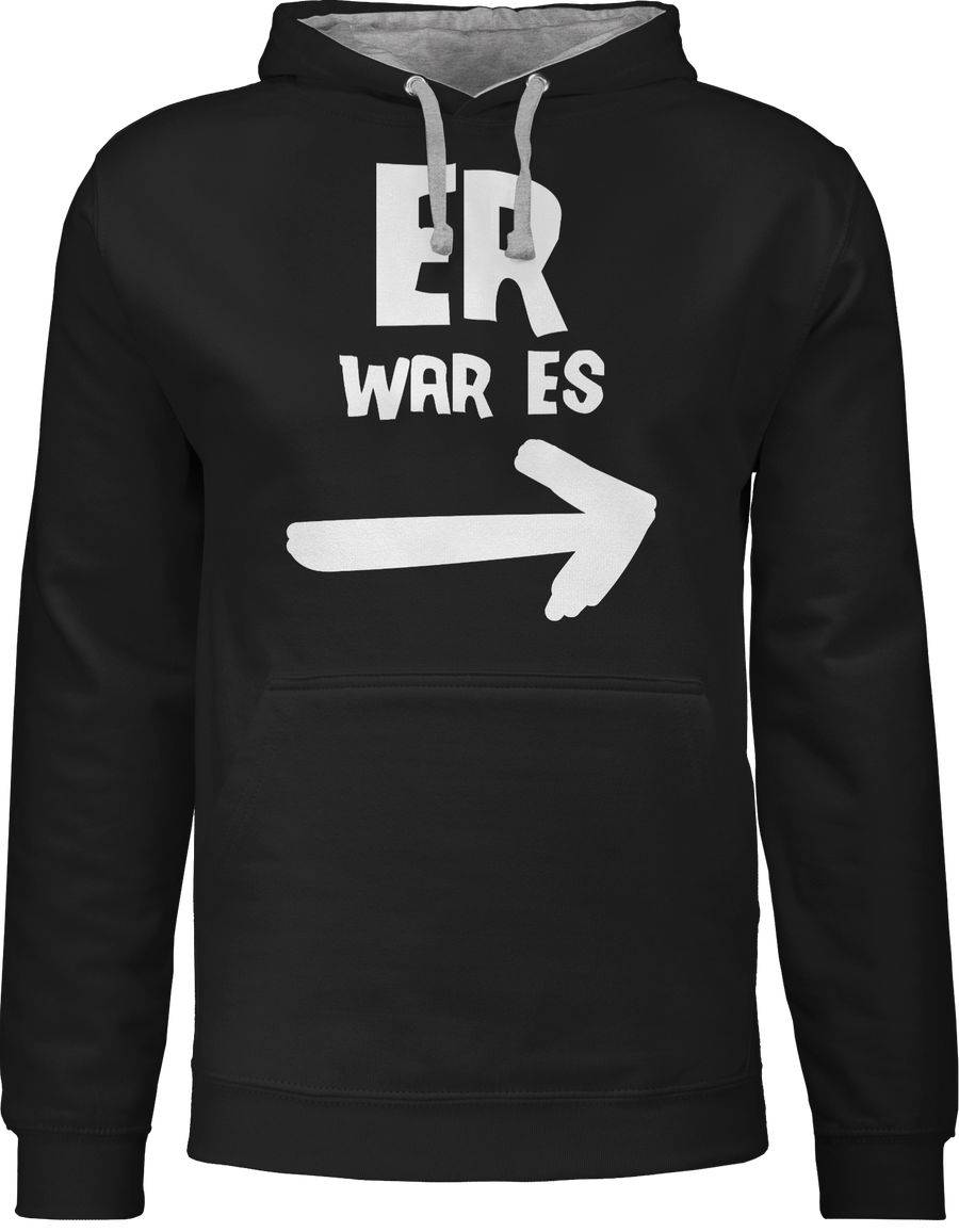 Shirtracer Er war es: T-Shirt Turnbeutel Shirtracer