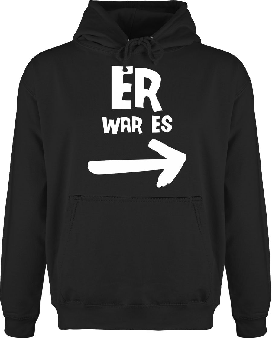 Shirtracer Er war es: T-Shirt Turnbeutel Shirtracer