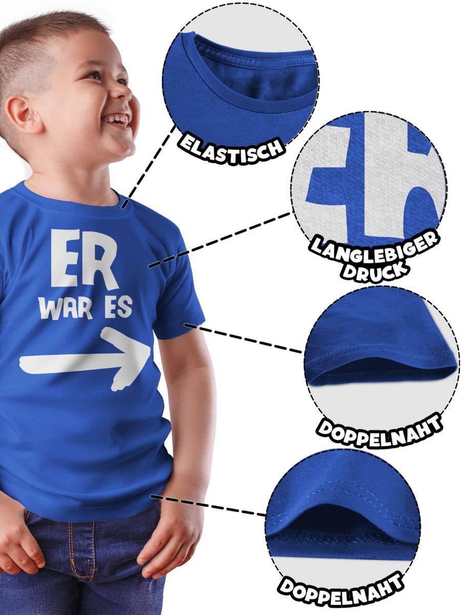 Shirtracer Er War Es: T-Shirt Turnbeutel Shirtracer
