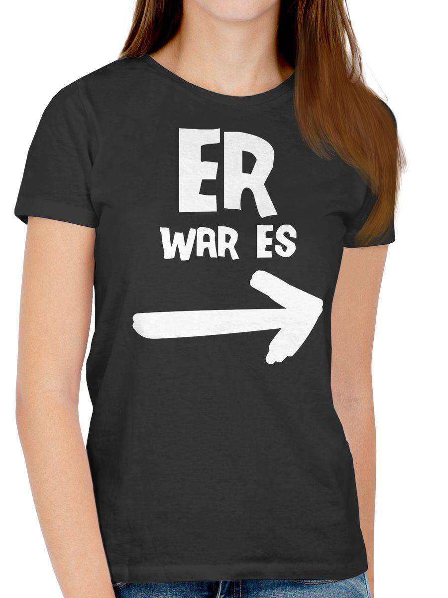 Shirtracer Er War Es: T-Shirt Turnbeutel Shirtracer
