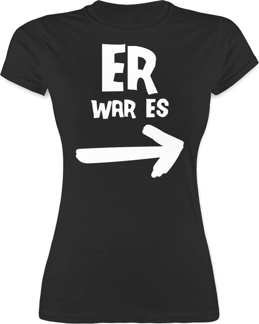 Shirtracer Er war es: T-Shirt Turnbeutel Shirtracer