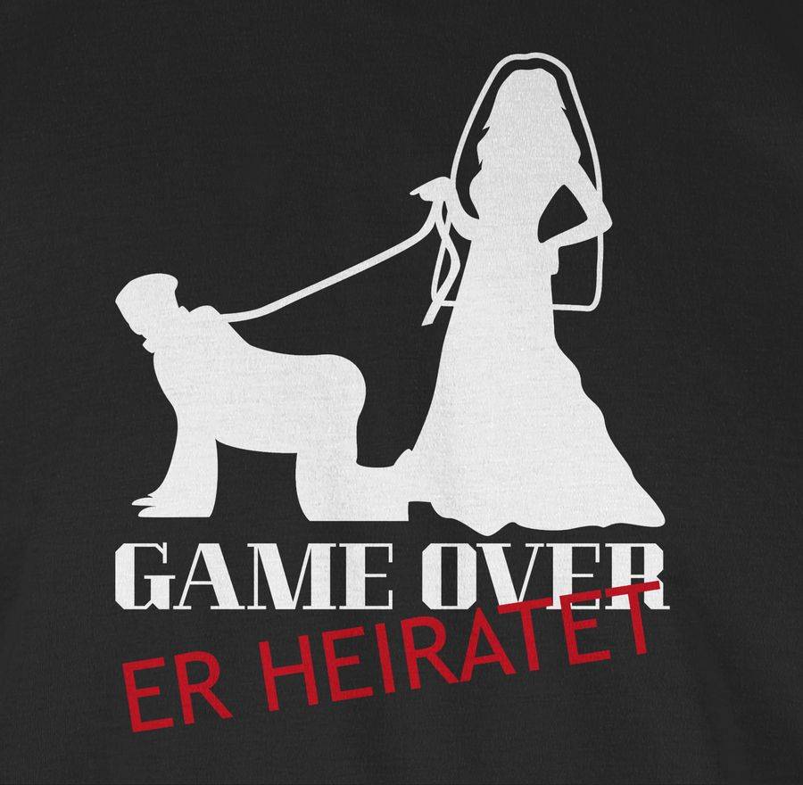 Shirtracer Game Over - Weiß Shirts & Mehr Shirtracer