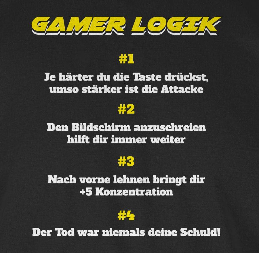 Shirtracer Gamer Logik Shirts & Mehr Shirtracer