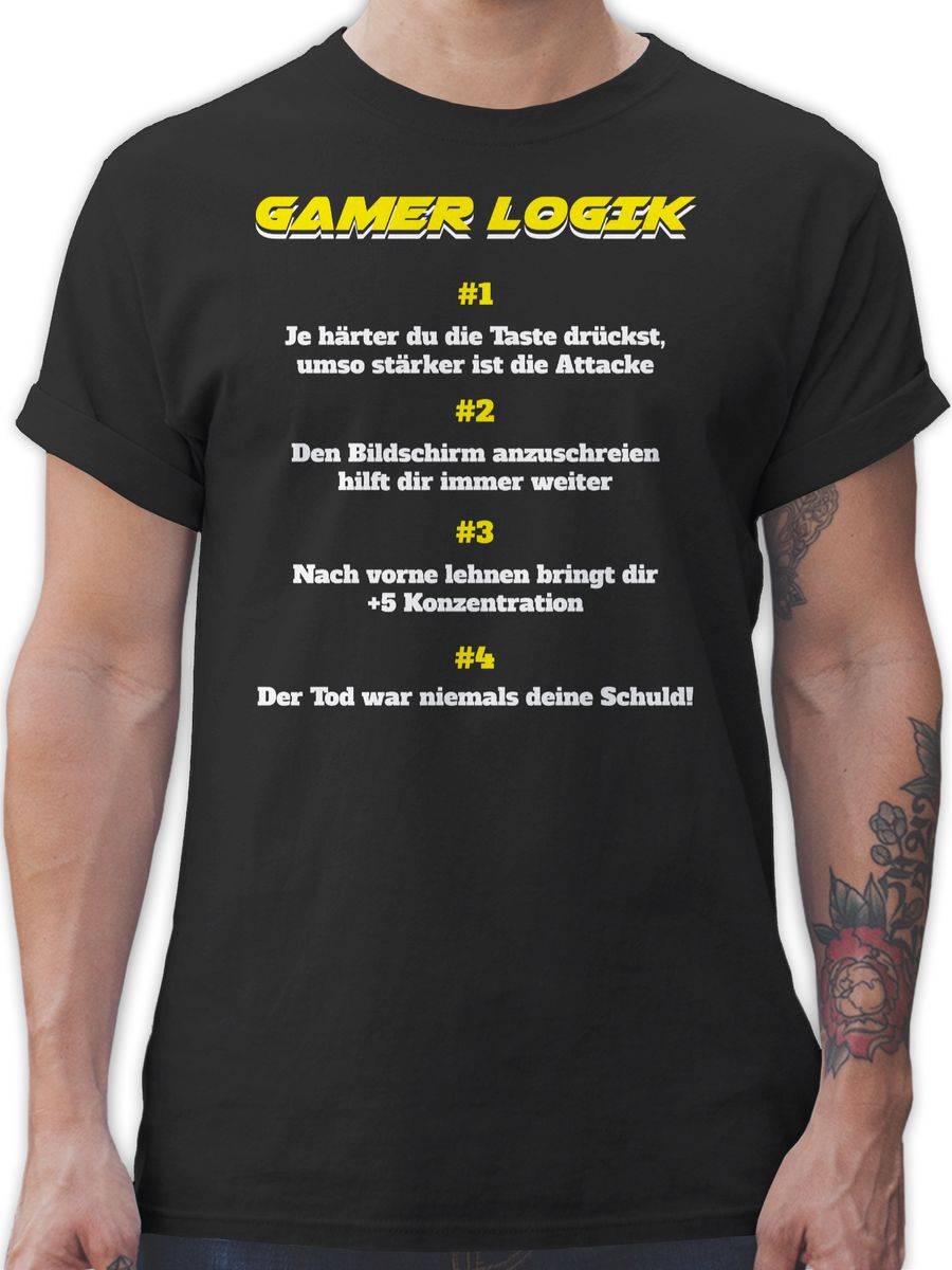 Shirtracer Gamer Logik Shirts & Mehr Shirtracer