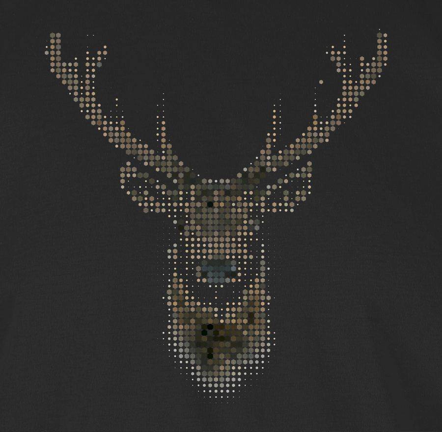 Shirtracer Hirsch Pixel Shirts & Mehr Shirtracer