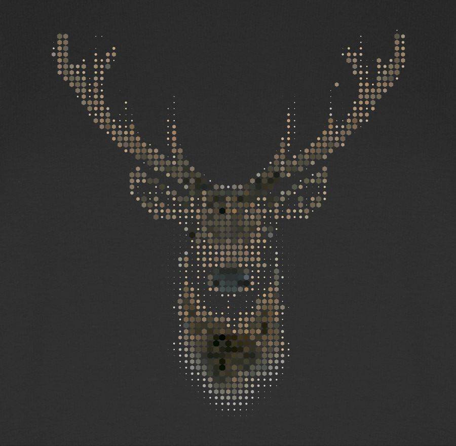 Shirtracer Hirsch Pixel Shirts & Mehr Shirtracer