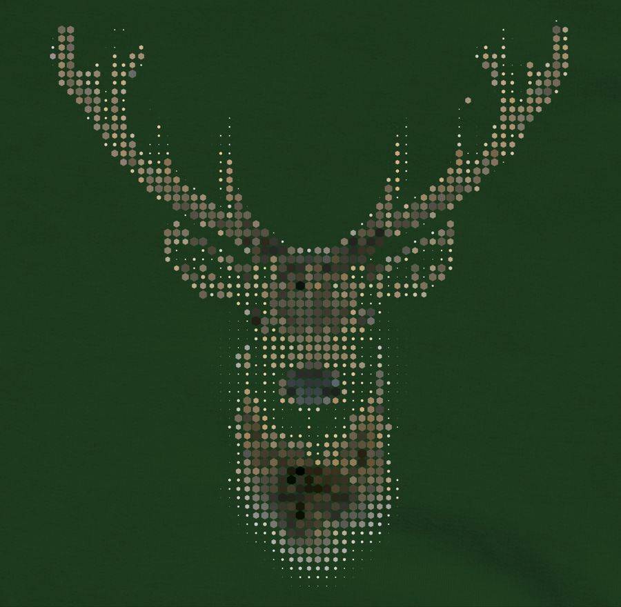 Shirtracer Hirsch Pixel Shirts & Mehr Shirtracer