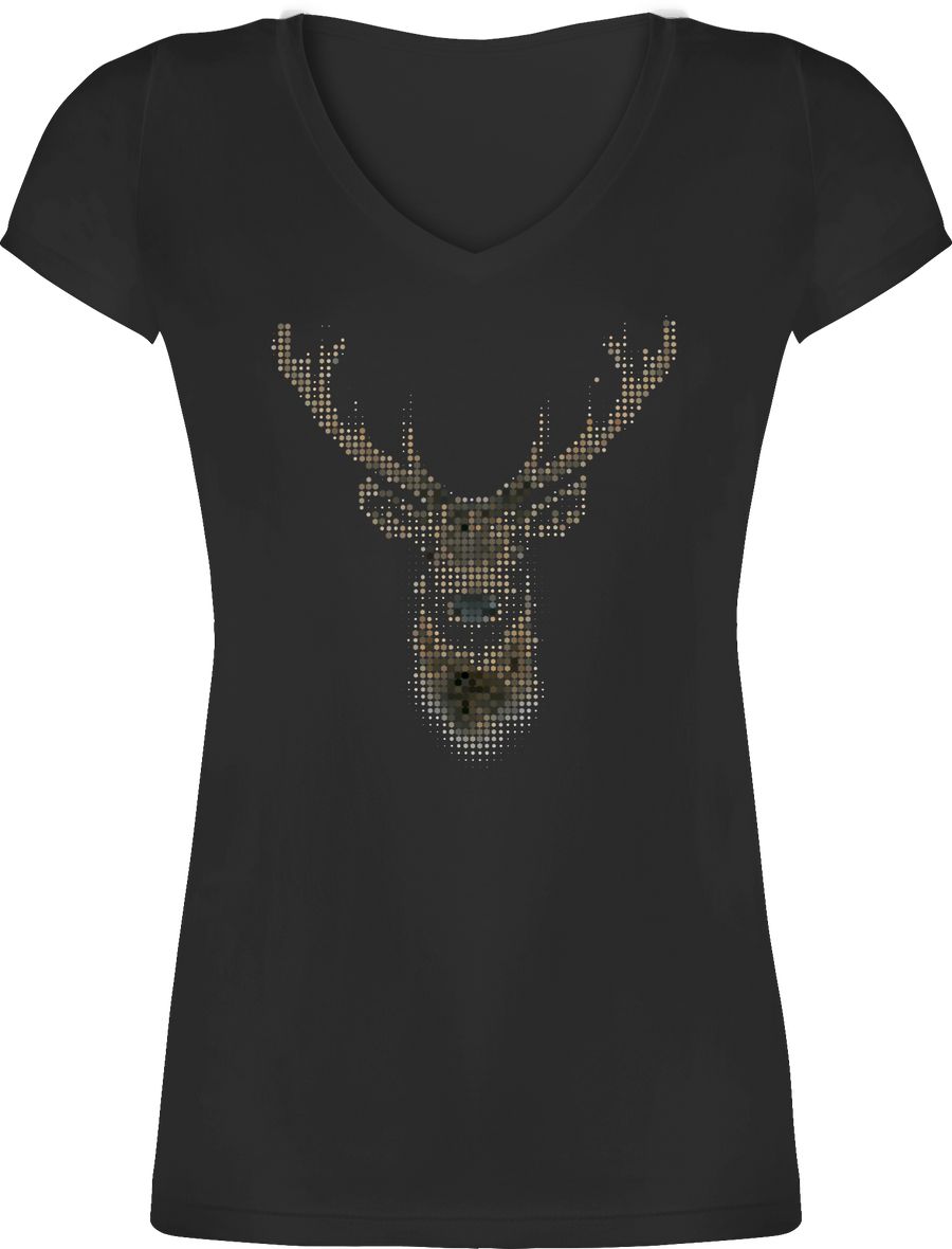 Shirtracer Hirsch Pixel Shirts & Mehr Shirtracer