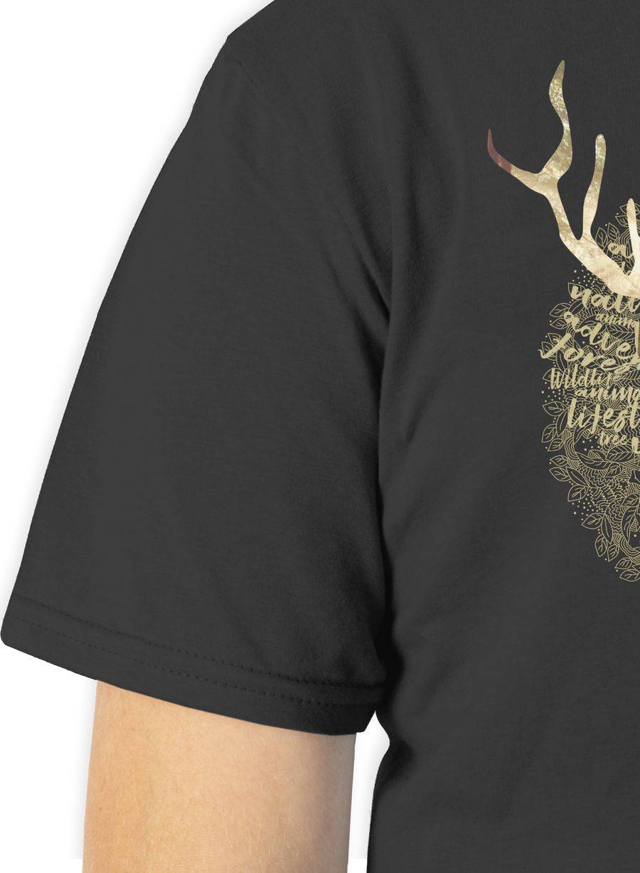 Shirtracer Hirsch: Tshirt Gym Bag Shirtracer