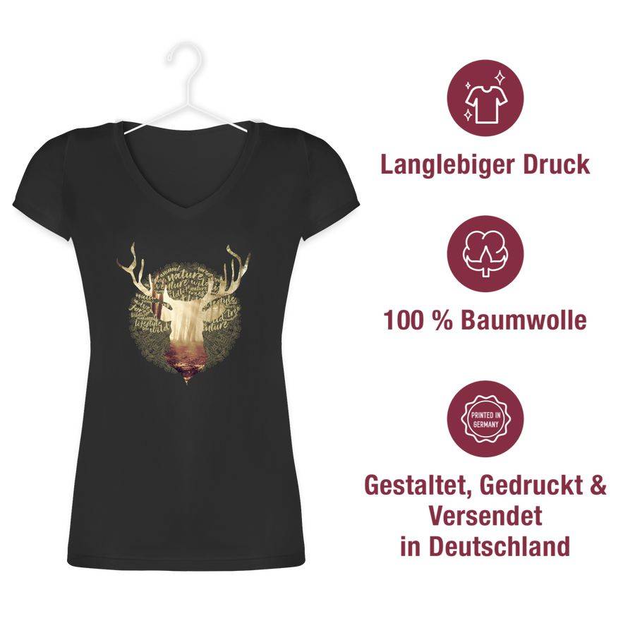 Shirtracer Hirsch: Tshirt Gym Bag Shirtracer