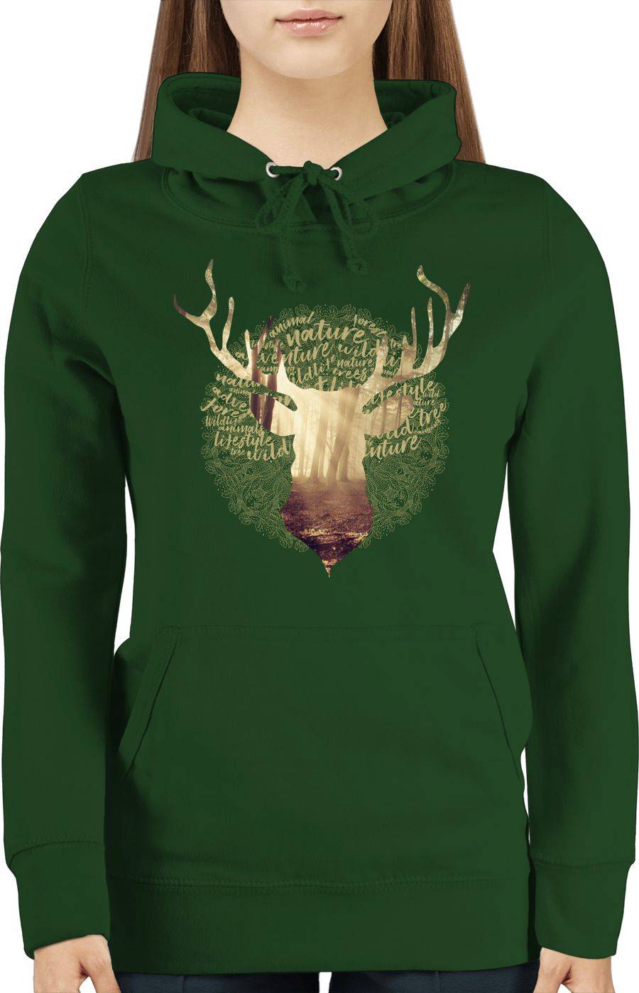 Shirtracer Hirsch: Tshirt Gym Bag Shirtracer