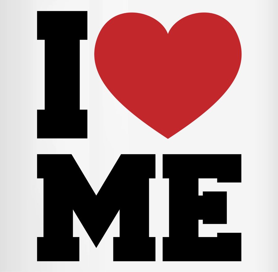 Shirtracer I Love Me: T-Shirt Turnbeutel Shirtracer