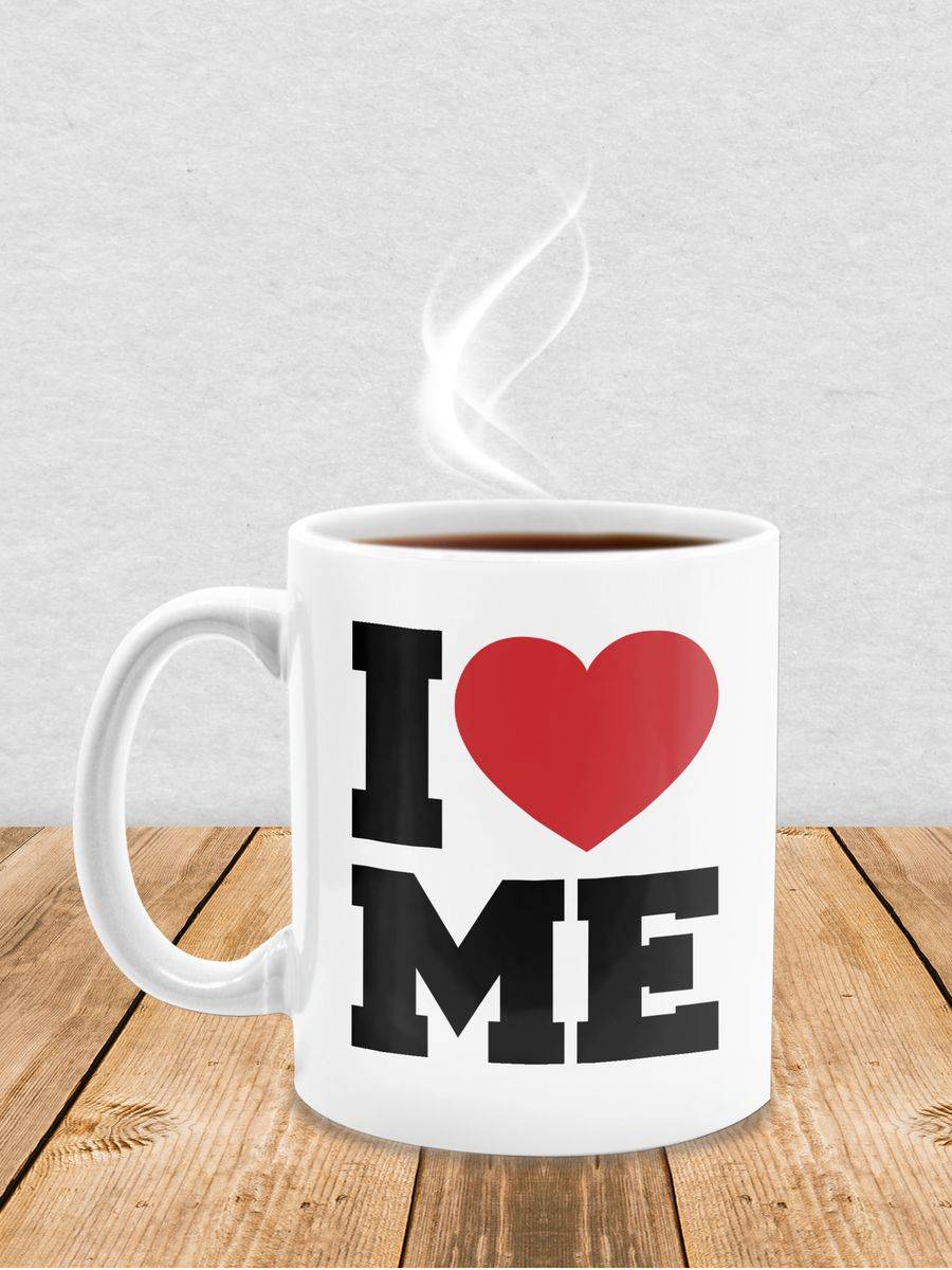 Shirtracer I Love Me: T-Shirt Turnbeutel Shirtracer