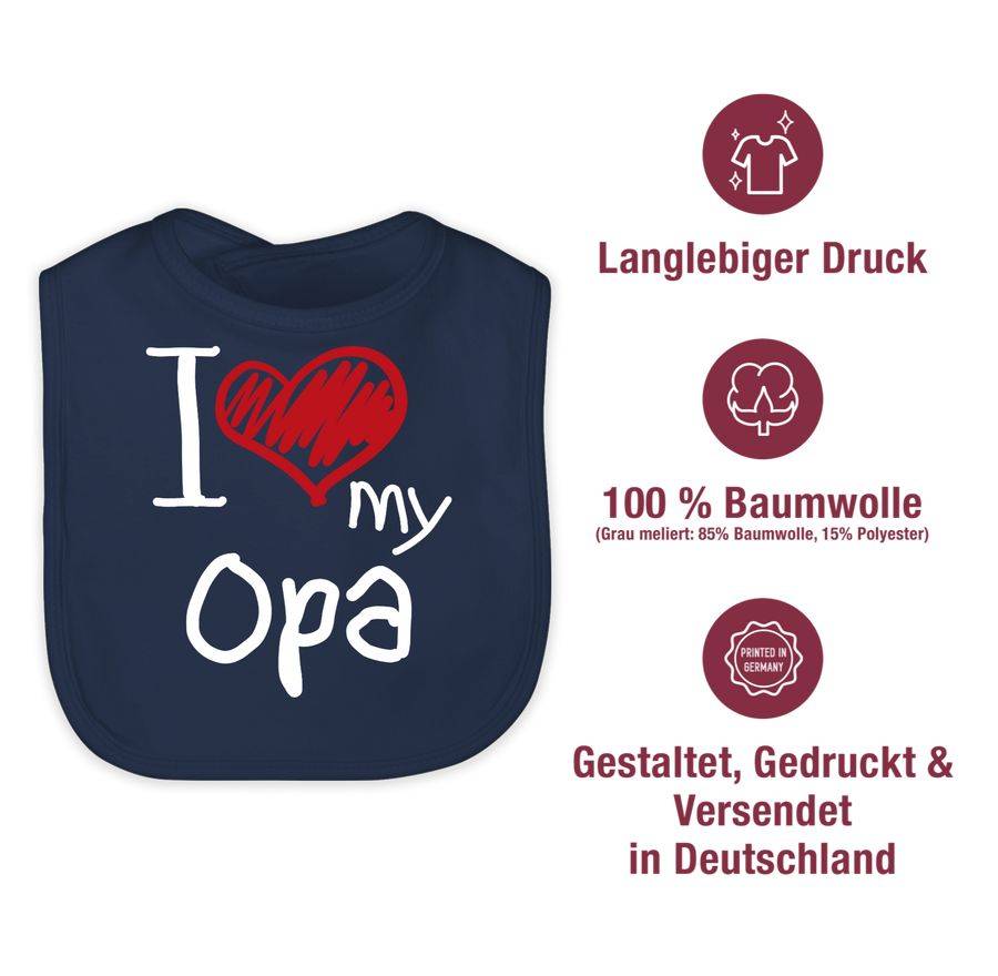 Shirtracer I Love My Opa Shirts & Mehr Shirtracer