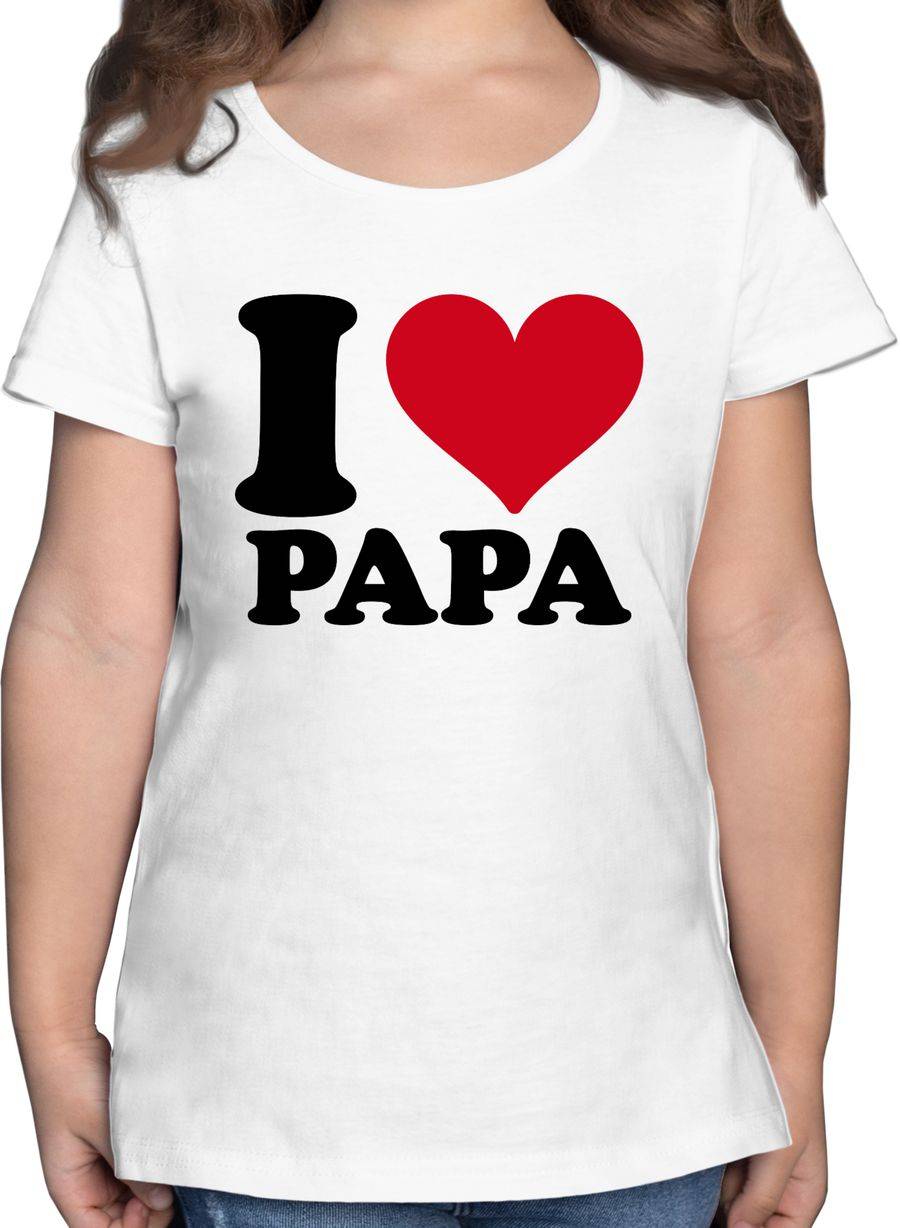 Shirtracer I Love Papa: Tshirt Rucksack Shirtracer