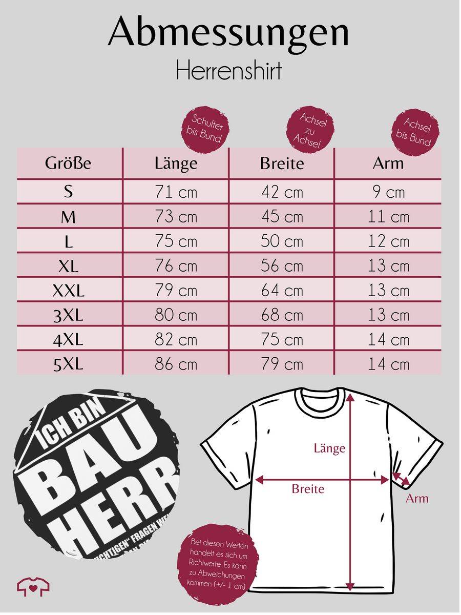 Shirtracer Ich Bin Bauherr Shirts & Mehr Shirtracer