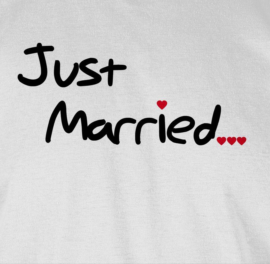 Shirtracer Just Married: Tshirt Gym Bag Shirtracer