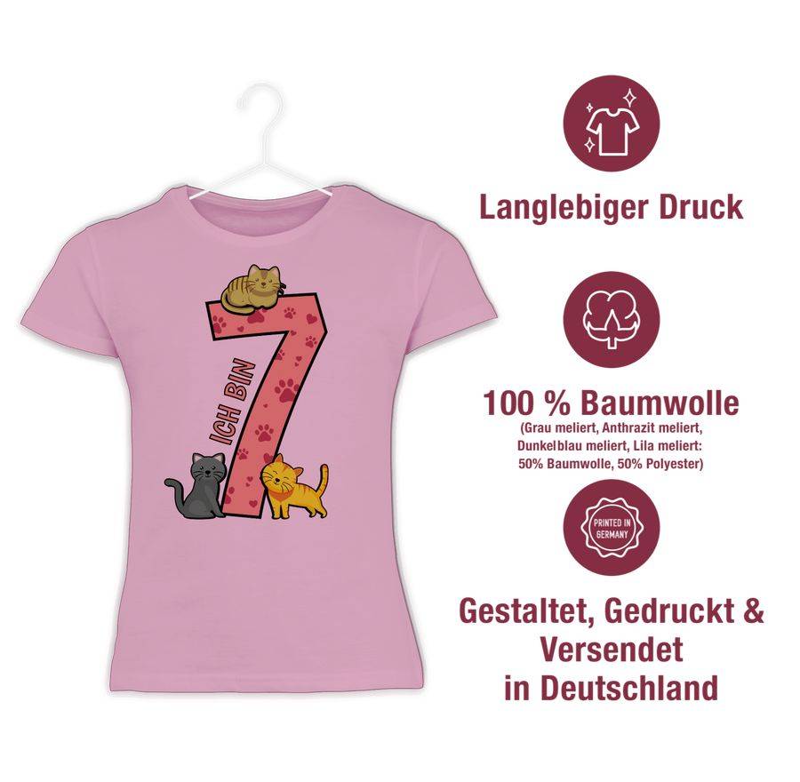 Shirtracer Katzen Siebter Shirts & Mehr Shirtracer