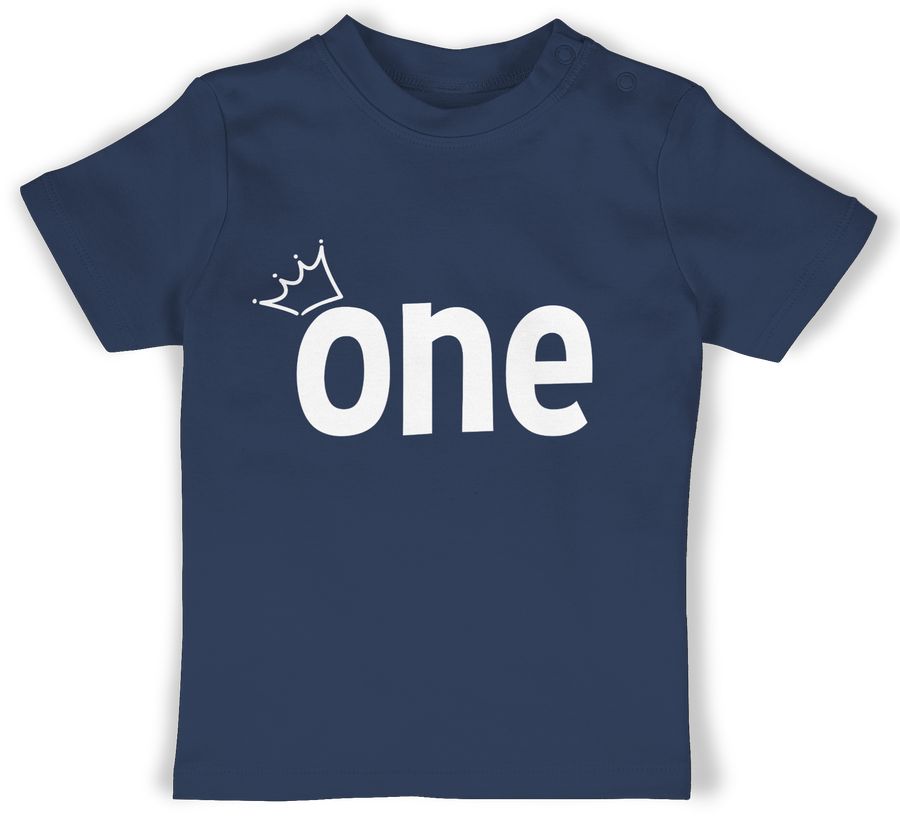 Shirtracer Krone One weiß Shirts & Mehr Shirtracer