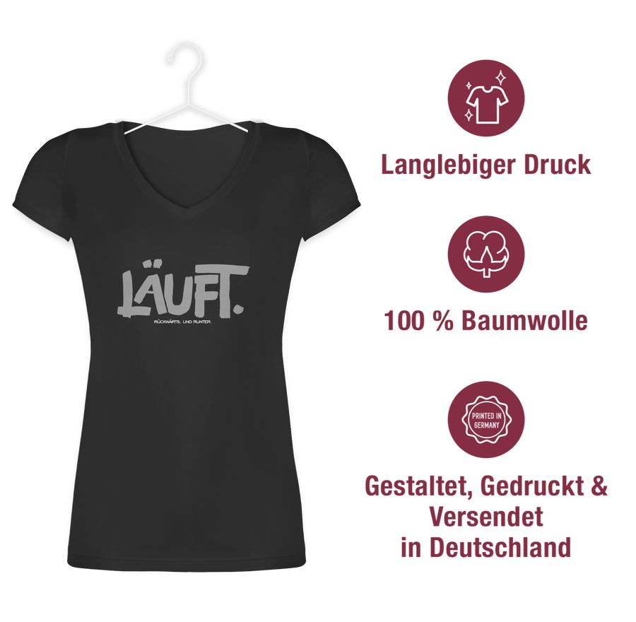 Shirtracer Läuft.: Tshirt Turnbeutel Shirtracer