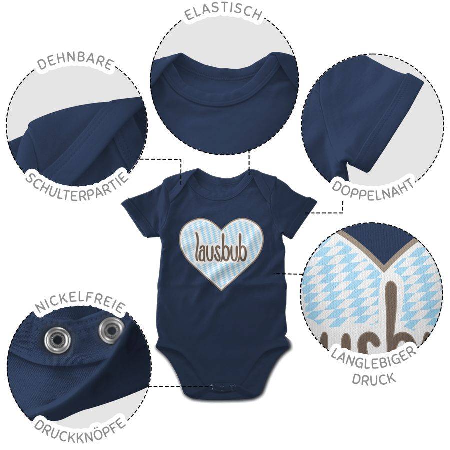 Shirtracer Lausbub Herz Shirts & Mehr Shirtracer