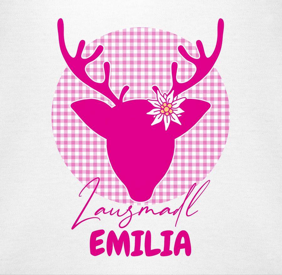 Shirtracer Lausmadl Hirsch Shirts & Mehr Shirtracer