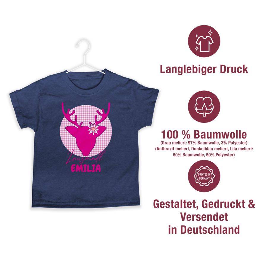 Shirtracer Lausmadl Hirsch Shirts & Mehr Shirtracer