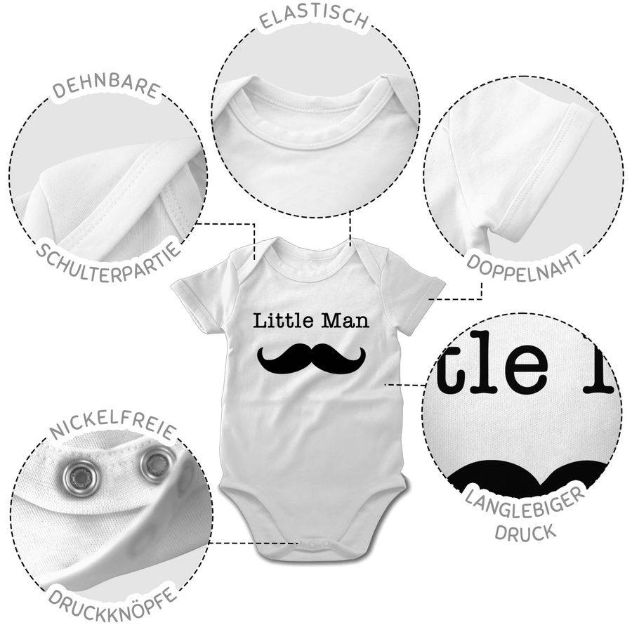 Shirtracer Little Man Moustache Shirtracer