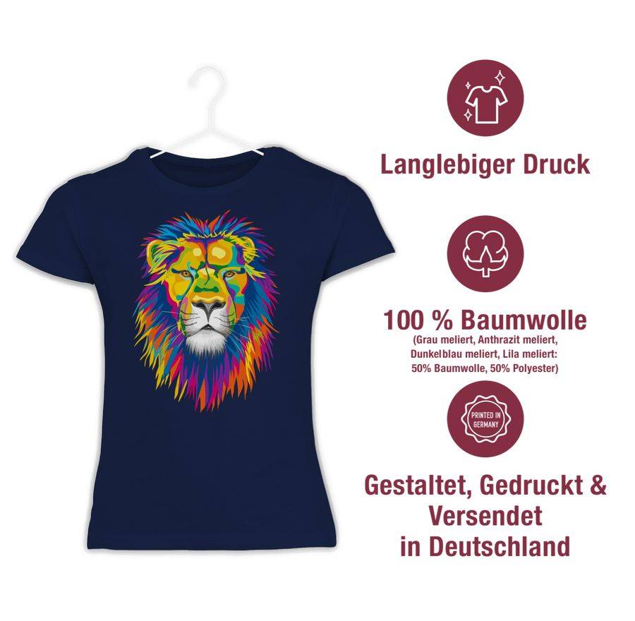 Shirtracer Löwe - Bunt: Tshirt Gym Bag Shirtracer