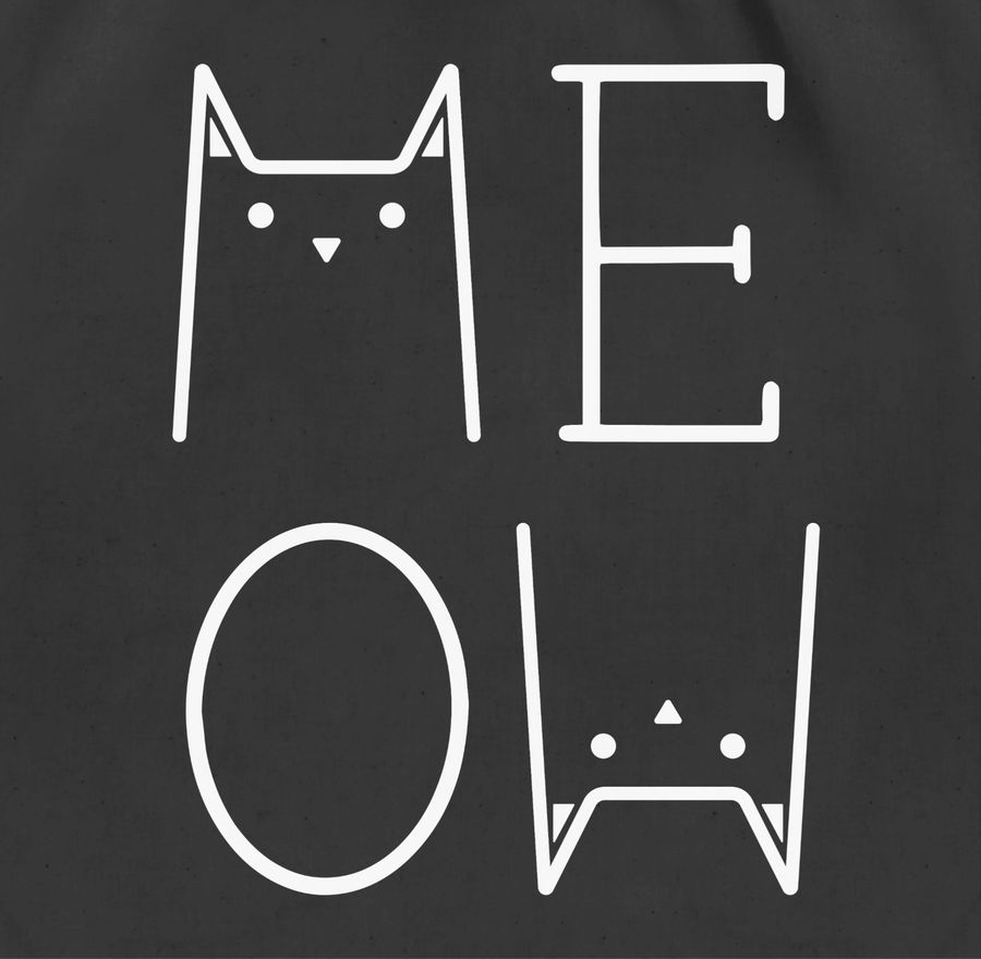 Shirtracer MEOW Weiß Shirts & Mehr Shirtracer