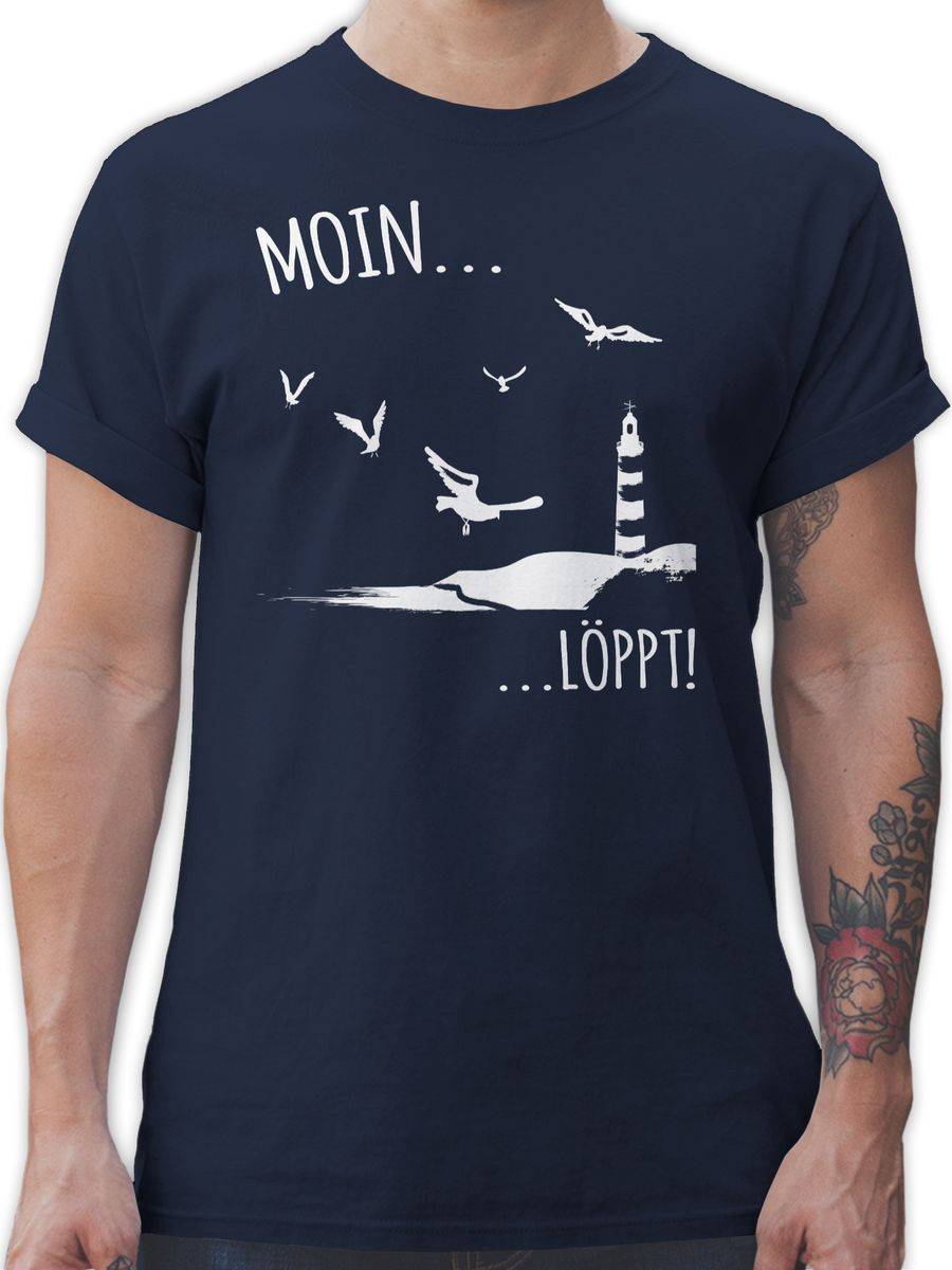 Shirtracer Moin Löppt! - weiß Shirts & Mehr Shirtracer