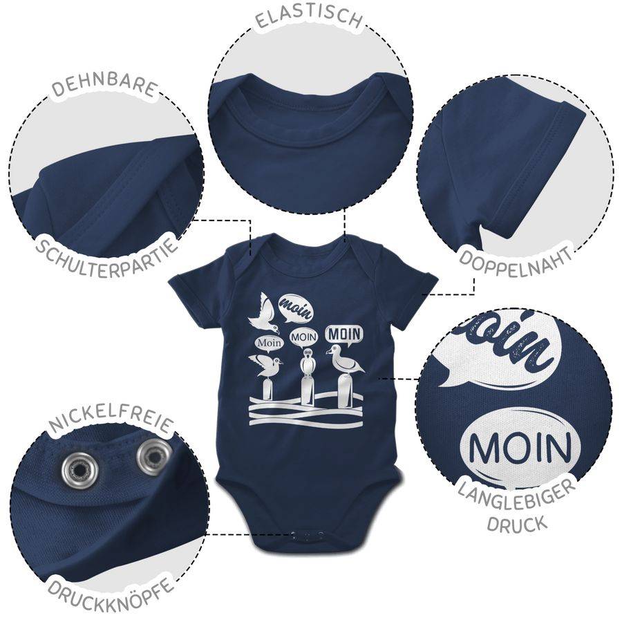 Shirtracer Moin - Möwen - Weiß Shirts & Mehr Shirtracer