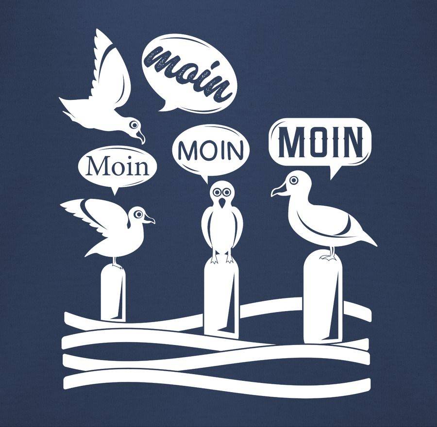 Shirtracer Moin - Möwen - Weiß Shirts & Mehr Shirtracer