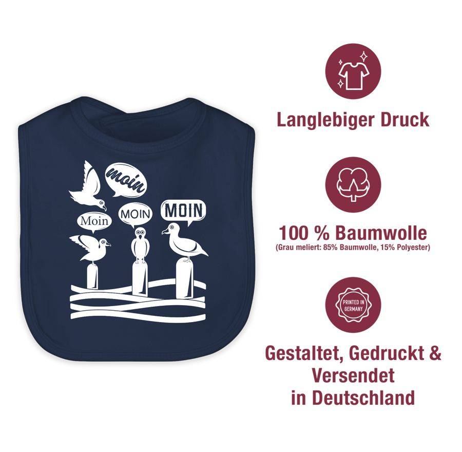 Shirtracer Moin - Möwen - Weiß Shirts & Mehr Shirtracer