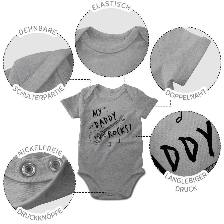 Shirtracer My Daddy Rocks Shirts & Mehr Shirtracer