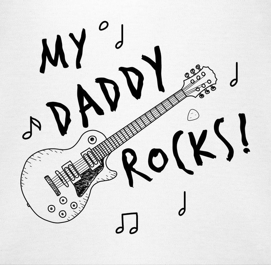 Shirtracer My Daddy Rocks Shirts & Mehr Shirtracer