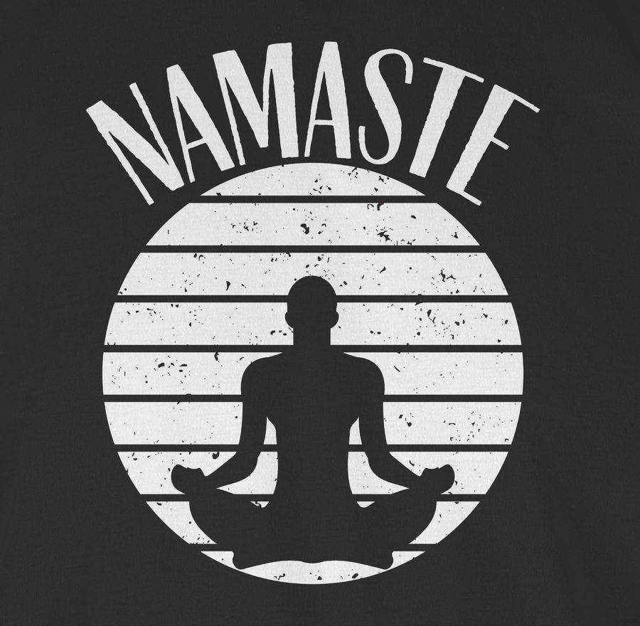 Shirtracer Namaste Weiß Shirts & Mehr Shirtracer