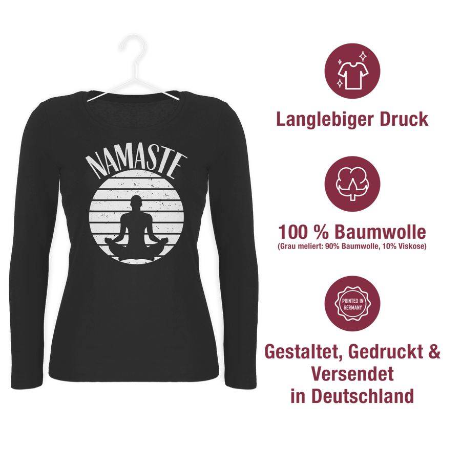 Shirtracer Namaste Weiß Shirts & Mehr Shirtracer