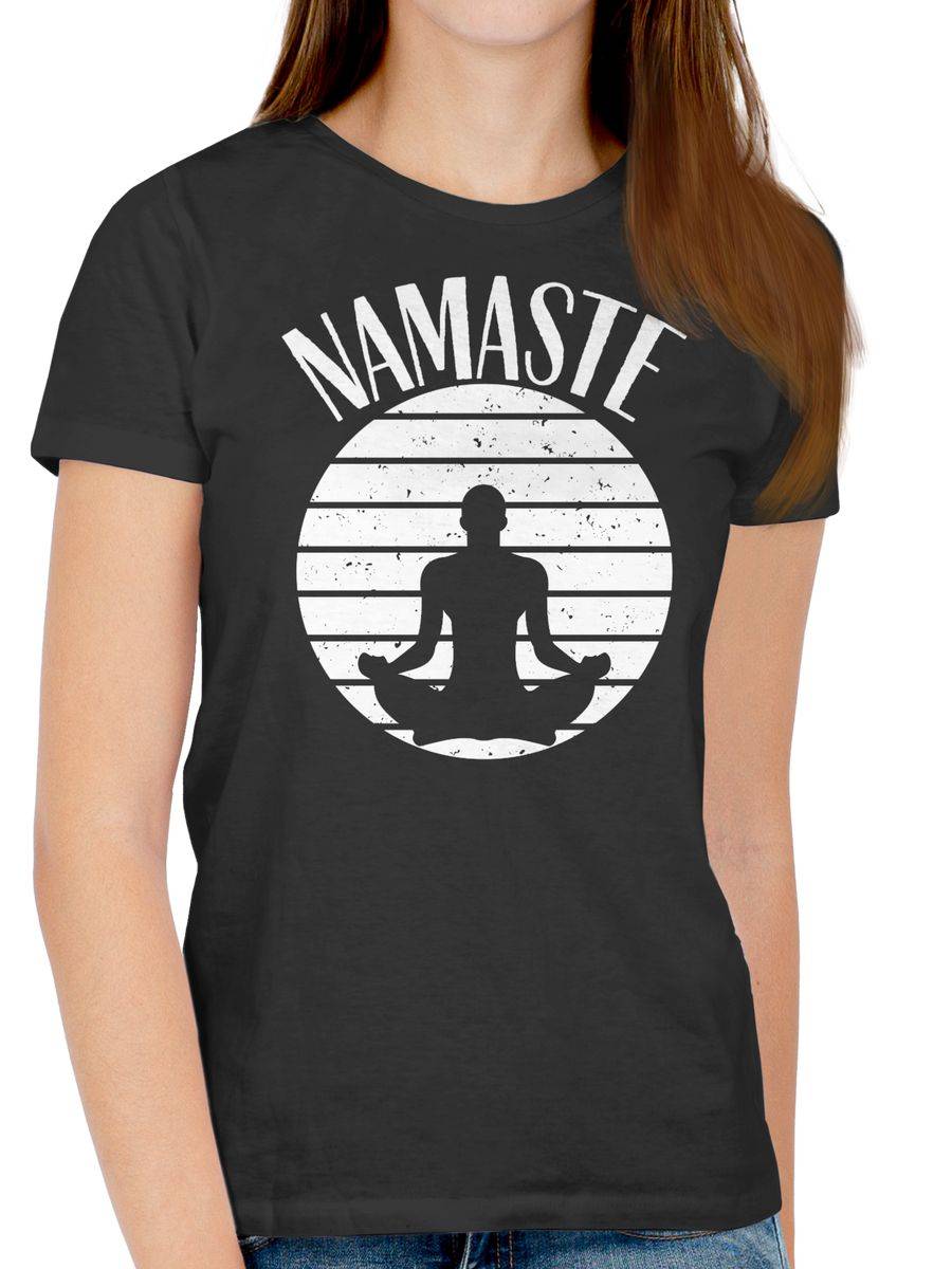 Shirtracer Namaste Weiß Shirts & Mehr Shirtracer