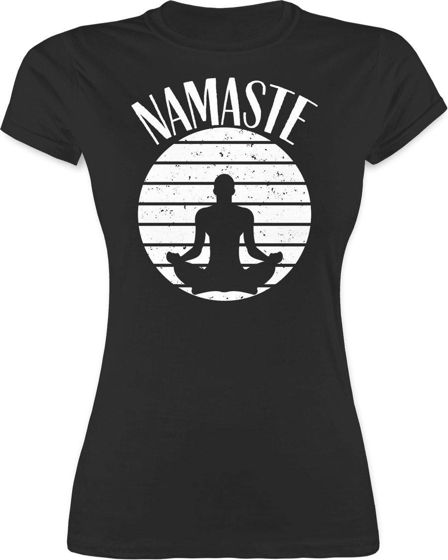 Shirtracer Namaste weiß Shirts & Mehr Shirtracer