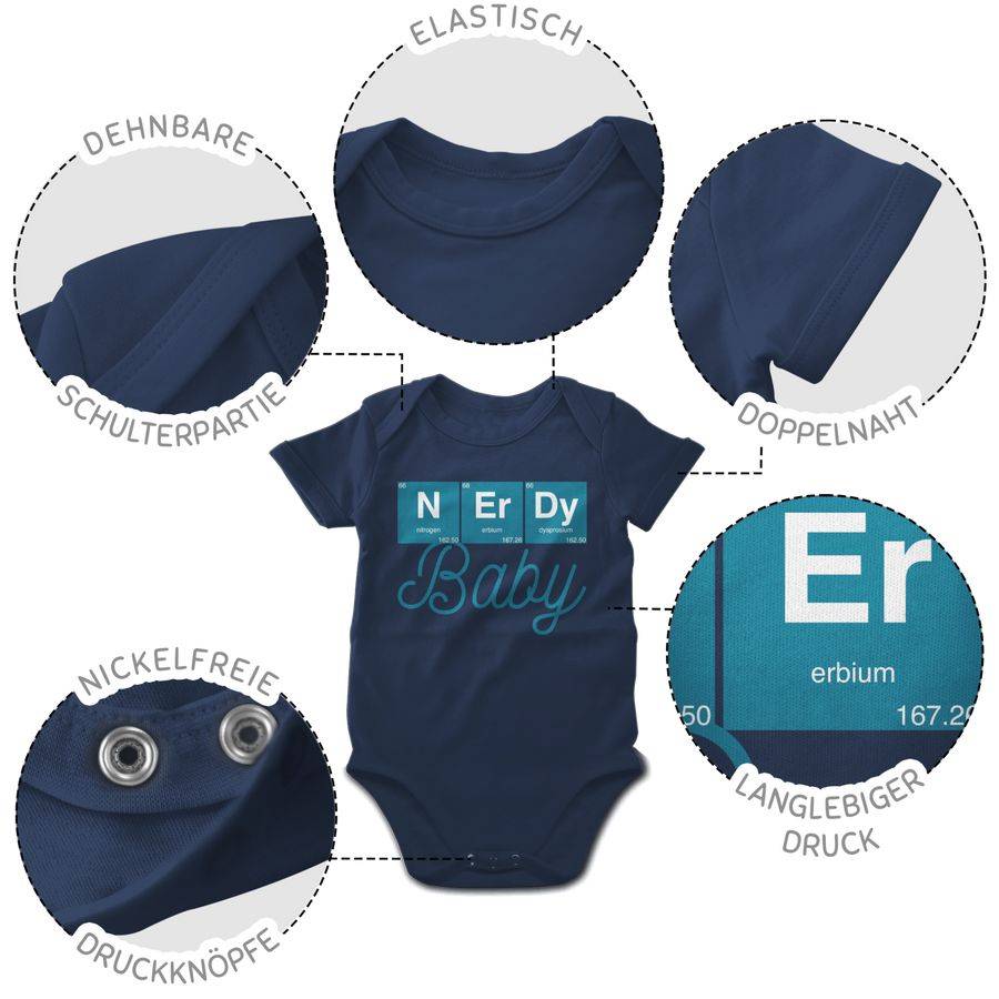 Shirtracer Nerdy Baby Junge Shirts & Mehr Shirtracer