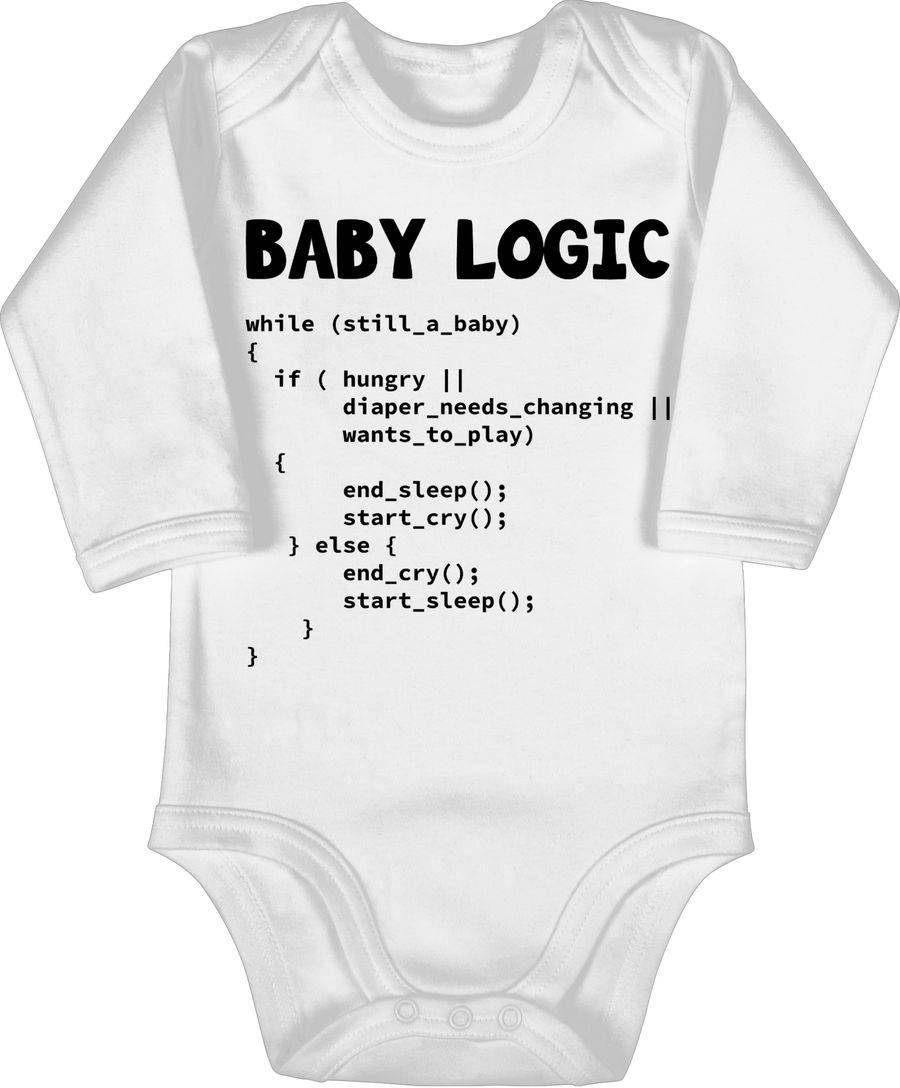 Shirtracer Nerdy Baby Logic Shirts & Mehr Shirtracer