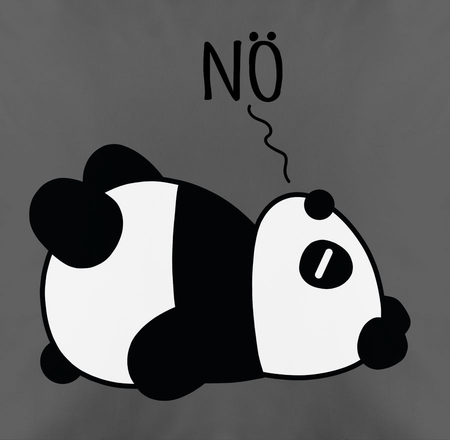 Shirtracer Nö - Panda - Schwarz Shirts & Mehr Shirtracer