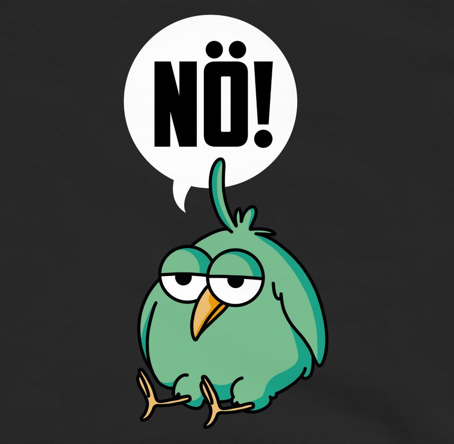 Shirtracer Nö - Vogel - Weiß Shirts & Mehr Shirtracer