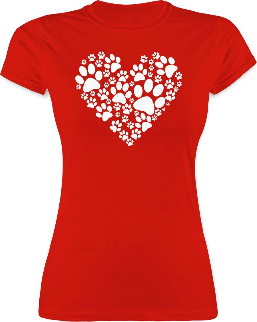 Shirtracer Pfoten Herz: Tshirt Gym Bag Shirtracer